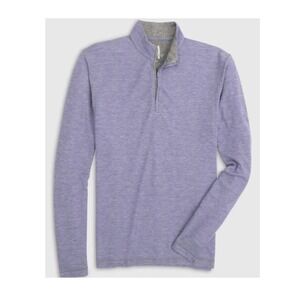 Johnnie O Men Sz M Jameson Pompei Purple 1/4 Zip Striped Shirt El Conquistador